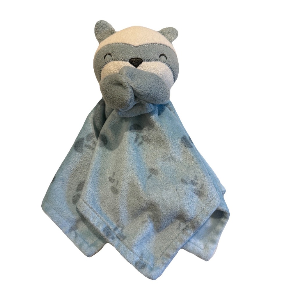 Gerber Modern Moments Blue Fox Woodland Security Blanket Lovey Baby Plush
